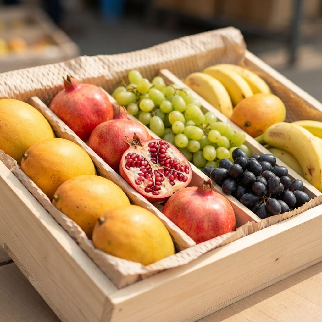 Export-grade tropical fruits from India