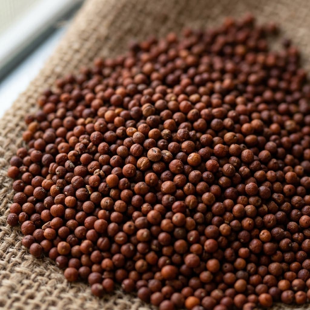 Raw ragi finger millet grains for bulk export
